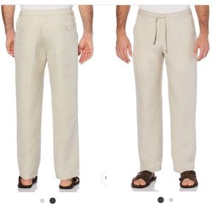 Cubavera drawstring linen pants